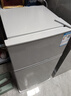 新飞冰箱小型租房用 一级能效冷 藏冷冻两用1-2人家用小冰箱 出租房双门电冰箱办公室两门 26年升级 76A128一级能效【保鲜盒款】银 实拍图