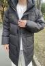 雪中飞秋冬东方简奢风时尚休闲舒适廓形男士“H”版型印花立领连帽羽绒 实拍图