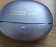 联想（Lenovo）【旗舰新款】耳夹式蓝牙耳机蓝牙6.0开放式不入耳挂耳式骨传导概念AI智能降噪音乐高音质运动跑步 柔雾紫【顶配蓝牙6.0芯+定向传音】 ENC智能降噪-云感佩戴 实拍图