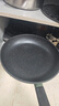 九阳（Joyoung）平底锅麦饭石色不粘煎锅早餐锅煎饼煎蛋锅牛排28cm炉灶通用 实拍图