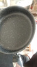 【亏本清仓】韩式麦饭石色不粘锅平底锅铁锅电磁炉不带盖 黑色小煎锅 16cm 实拍图