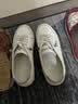 大东女士春秋皮面小白鞋子女新款夏季平底百搭网面透气运动休闲韩版板鞋女 白色 皮面 升级款 拍大一码 37 实拍图