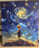 铂呐苓 数字油画diy风景人物手绘数字填色手工画客厅挂画儿童手工装饰画 数字油画【小王子】40*50带内框 实拍图
