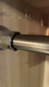 慕亚不锈钢伸缩杆晾衣杆免打孔阳台卫生间窗帘浴帘杆衣柜支撑杆晒衣杆 实拍图