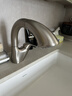 摩恩（MOEN）防指纹抽拉面盆龙头卫生间冷热水龙头洗脸盆59铜水龙头91035SRN 实拍图