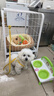 贝初众狗笼小中大型犬一室一厅狗笼子金毛狗窝狗别墅带厕所加粗宠物笼子 【30斤适用】78*54*70cm白笼 【耐啃耐咬安全可靠】 实拍图