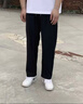 罗蒙（ROMON）【父亲节礼物】轻薄凉感休闲裤男夏季新款纯色抽绳松紧长裤爸爸装 7K035610灰色【加厚款】 L (175) (建议110-130斤) 实拍图