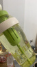 【京东物流】水杯冰霸吸管杯高颜值学生茶水分离大容量杯子 肚肚杯1个-浅绿色 实拍图