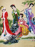 春天十字绣 十二金钗梦红楼琴棋书画客厅古风十字绣古典美女大幅手工自己绣 生态棉6249尺寸241*97cm 晒单实拍图