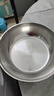 【不锈钢】和面盆厨房烘焙家用火锅盆洗菜打蛋汤锅盆醒面盆料理盆 32cm【热卖款】不锈钢 和面盆 实拍图