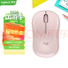 罗技（Logitech）M221轻音鼠标 无线鼠标 办公鼠标 对称鼠标 带无线微型接收器 茱萸粉 实拍图