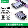 毕亚兹 苹果数据线转接头Type-C转Lightning安卓华为usb-c充电线iPhone转换器头【U盘+充电+耳机转接】 实拍图