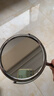 呈爱高清台式化妆镜不锈钢3倍放大手柄镜手拿便携折叠壁挂镜美容镜子 不锈钢6寸（正面高清+反面3倍放大） 实拍图