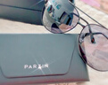 帕森（PARZIN）偏光太阳镜男 经典飞行框蛤蟆镜遮阳防晒开车专用墨镜送男士礼物 黑框黑灰片【PZ8009】 实拍图
