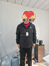 骆驼（CAMEL）薄绒风衣男户外防泼水防风夹克外套 J13CZ0L7070A 幻影黑 XXL 实拍图
