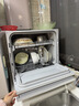 松下（Panasonic）台式洗碗机二代H1D【小尺寸大容积58L】独立烘干 80℃高温除菌 洗烘一体 软水系统 家用台面独立式 实拍图