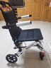 凯莱宝轮椅折叠老人超轻便旅行便携式手动铝合金手推车可上飞机残疾康复 1轻便减震款+折叠小巧易携带【便携出门】ZT 实拍图