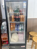 澳柯玛（AUCMA）展示柜冷藏保鲜柜单门立式饮料柜商用冰箱冷柜啤酒柜超市冰柜冷饮陈列柜大容量 229升丨风冷除霜丨1级能效 229SNEH黑色 实拍图