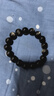 石玥珠宝精品12mm金眼天然黑曜石手串本命年转运珠水晶手链男女士款礼物 实拍图