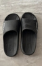 回力居家男士拖鞋室户外穿四季防滑臭沙滩凉拖鞋HL02331黑色40-41码 实拍图