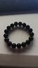 普陀山乌金黑曜石手串男补水事业护身男女情侣手串护身符生日礼物 实拍图