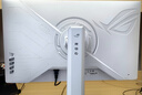 华硕ROG XG27ACMES-W 27英寸显示器2K240Hz电竞显示器超频255Hz HDR400 G-Sync 0.3ms响应 HDMI 2.1 实拍图
