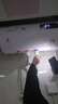 樱花雪白色家用热水器电热水器出租房卫生间洗澡沐浴储水式速热省电40升/50/60/80/100圆桶二级能效 50升高配+三重防电+上门安装 实拍图