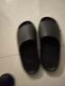 稻草人椰子拖鞋男女EVA抗菌户外穿踩屎感居家室内特大码防滑凉拖黑48-49 实拍图