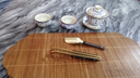 逸居客（YIJUKE）黑檀木黄铜茶夹茶叶夹茶镊子茶杯夹子茶道茶具配件 实拍图