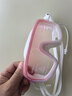匹克大框游泳镜成人男女高清防水防雾耳塞一体专业潜水游泳眼镜粉色 实拍图
