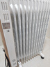 美的（Midea）【金缕衣】取暖器家用/电暖器/电暖气/加湿烘衣/13片全屋取暖器/节能电热油汀取暖器NY2213-18GW 实拍图