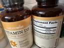 自然薇萃（naturewise）维生素D3成人2000IU阳光瓶 vd3软胶囊备孕男女青少年补钙360粒/瓶 实拍图