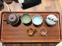 从简整块花梨木茶盘排水式家用实木茶台大号电木茶托简易功夫茶具托盘 南美花梨木简美：55*28*4.5CM 实拍图