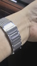 竞技者适于华为手表watch4/Pro表带watch3pro/GT5/GT4/GT3/GT6磁吸钛金属不锈钢手表带男款高级46/48 银色-编织链式22mm接口 实拍图