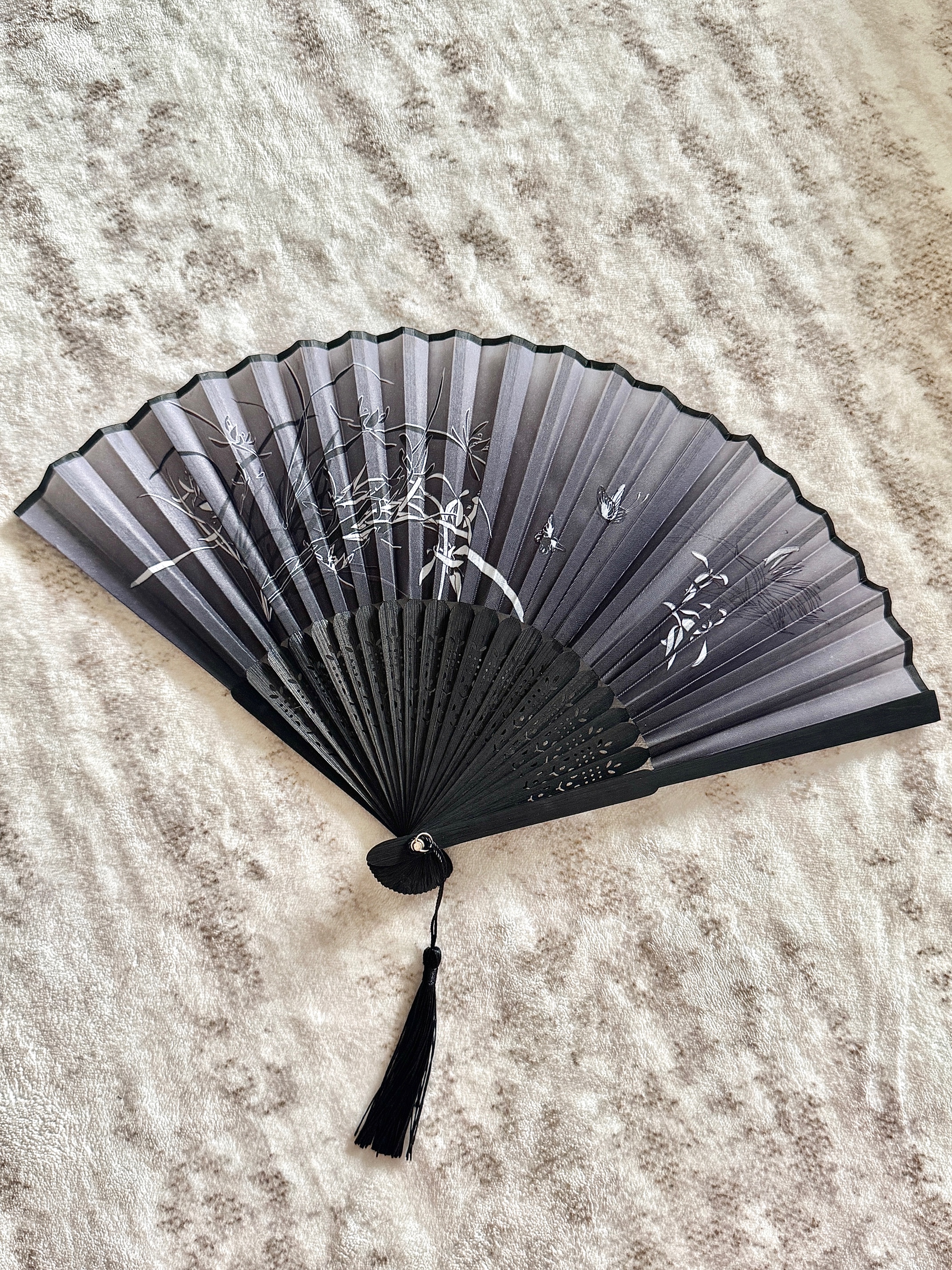 繁夏中国风折叠小扇子随身携带古风汉服马面裙舞蹈新中式夏天降温折扇 实拍图