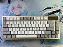 ROG夜魔机械键盘 无线/三模游戏电竞键盘 75配列NX雪武白轴 RGB热插拔客制化Gasket结构OLED屏 月耀白 实拍图