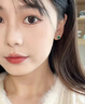 唐后（TH）唐后纯银镶翡翠耳钉轻奢日常通勤约会高级感耳饰送女友闺蜜耳环 实拍图