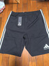 阿迪达斯短裤男夏季透气薄款宽松休闲运动梭织五分裤 黑/白 2CS-BW  2XL 实拍图