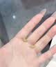 中国黄金（CHINA GOLD）黄金花丝蝴蝶耳钉女5G足金耳饰精致小巧情人节生日礼物送女友老婆 【今/次日达】蝴蝶耳钉【一对】约0.6g 实拍图