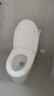 九牧（JOMOO）马桶 家用虹吸式马桶大冲力节水坐便器 防臭瞬冲 易洁抗菌马桶 易洁无棱-双旋暴风冲11396-305坑 实拍图