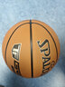 斯伯丁（SPALDING）篮球牛皮室内竞赛7号比赛TF专业赛事砖色耐磨牛皮篮球 78-031Y 实拍图