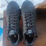 特步男鞋跑步鞋新款春季厚底旅游透气轻便皮网面休闲运动鞋慢跑鞋子男 黑色 41 实拍图
