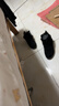红蜻蜓靴子女士短筒女靴加绒保暖显瘦法式瘦瘦靴反绒皮靴女 WTC435021H 实拍图