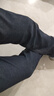 真维斯（Jeanswest）牛仔裤男2026春夏轻商直筒修身牛仔长裤男黑色常规33 实拍图