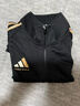 阿迪达斯（adidas）外套男女春季跑步运动立领拉链夹克外套运动服 黑/金 2XL 实拍图