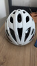 洛克兄弟 骑行头盔带风镜山地公路自行车头盔男女一体成型炫彩安全帽 白色：58-62cm 变色镜片 全天可用 实拍图