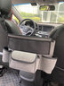 迈乐酷（MLEECUL）汽车座椅间储物网兜扶手箱置物袋车载椅靠背收挂纳袋车内整理神器 翻毛皮扶手收纳袋【灰黑】 实拍图