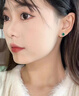 唐后（TH）唐后纯银镶翡翠耳钉轻奢日常通勤约会高级感耳饰送女友闺蜜耳环 实拍图