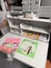 忆瞳儿童学习桌小学生家用写字书桌小孩写作业专用桌子可升降桌椅套装 80至臻灰-环保桌椅-阅读架 实拍图