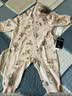 嫚熙（EMXEE）婴儿可爱透气婴童连帽卫衣男女童外出服长袖连身衣舒弹带帽连体衣 迷卡兔 80cm 【建议9-18个月，体重8-10kg】 实拍图